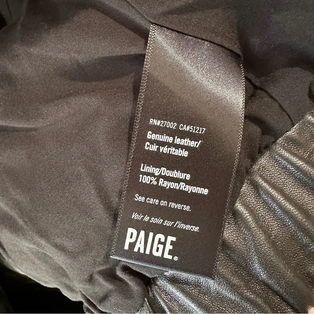 PAIGE gianna leather